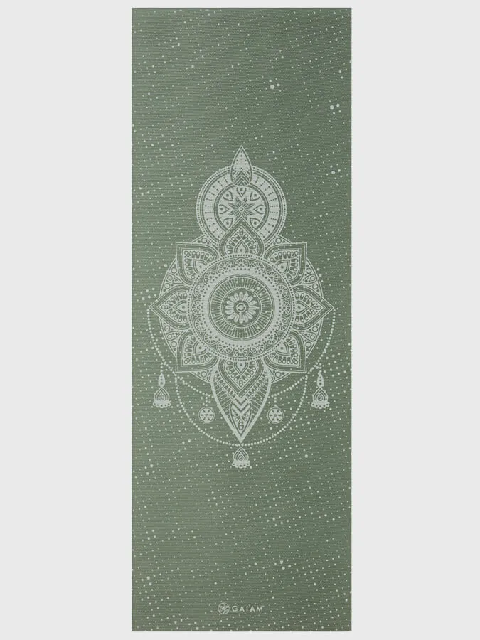 Gaiam Celestial Green Yoga Mat 5mm