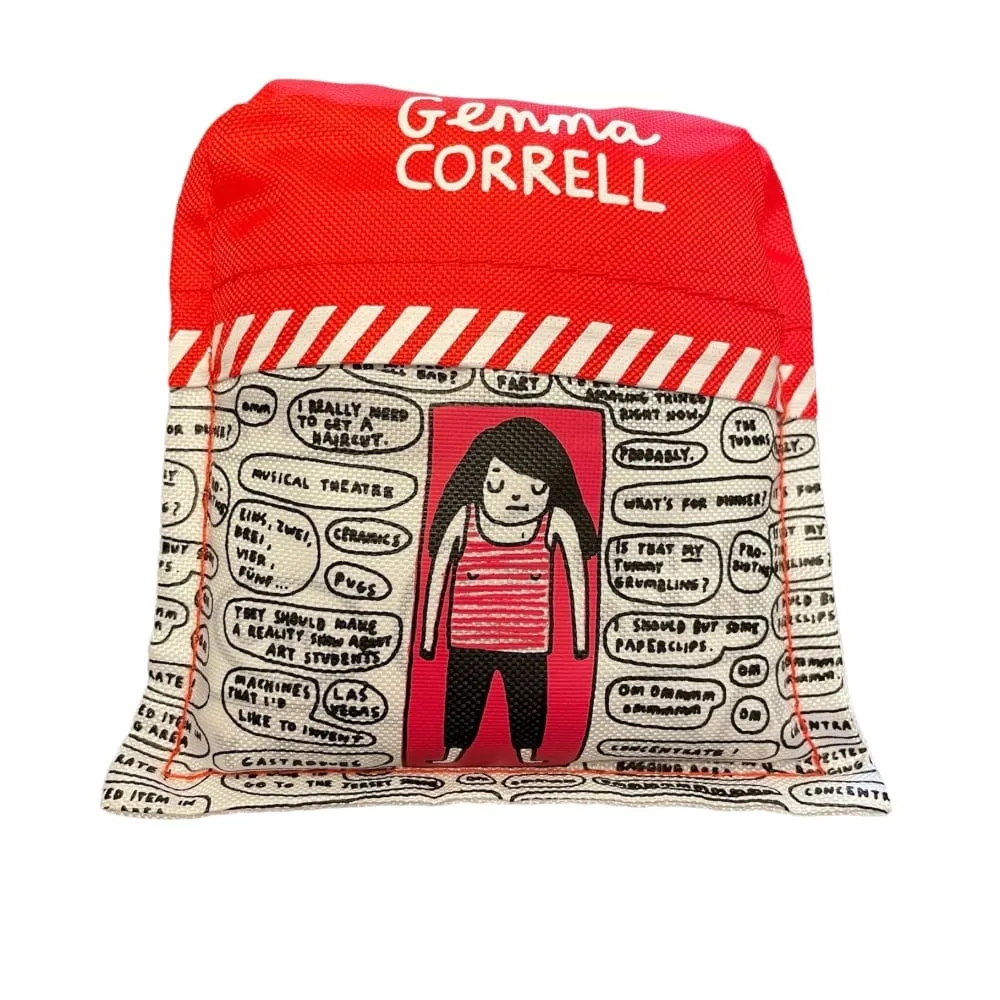 Gemma Correll Shopping Bag - Thoughts During Yoga Relaxation