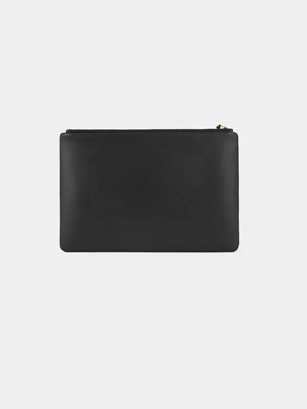 Georgiana Clutch in Black Circus