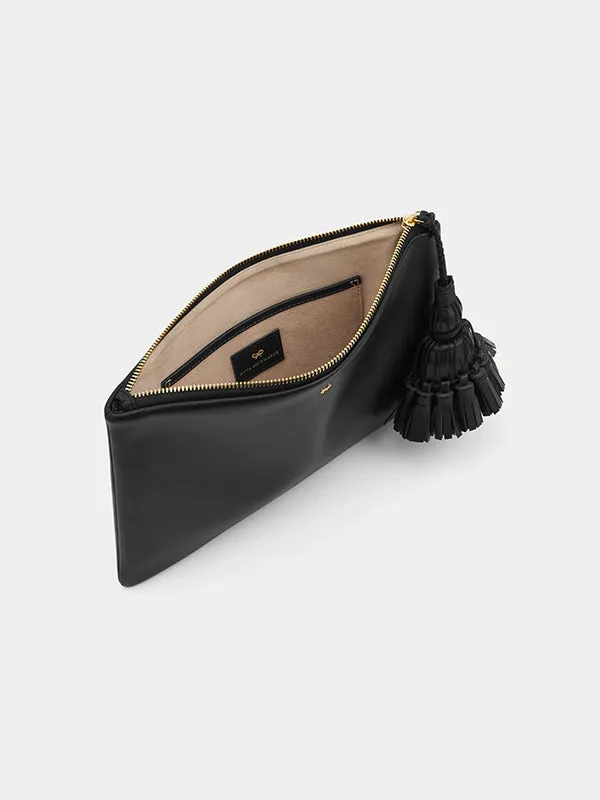 Georgiana Clutch in Black Circus