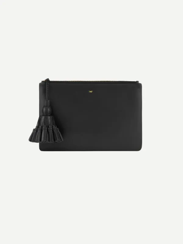 Georgiana Clutch in Black Circus