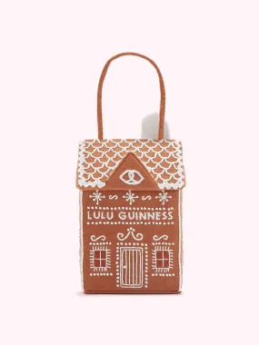 Gingerbread house clutch bag