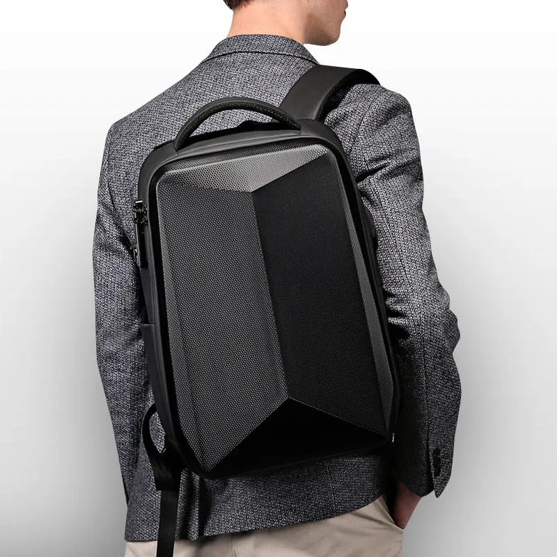 Hard Shell Laptop Backpack for Men 15.6 Inch with Lock Waterproof Backpack Anti-theft Backpacking