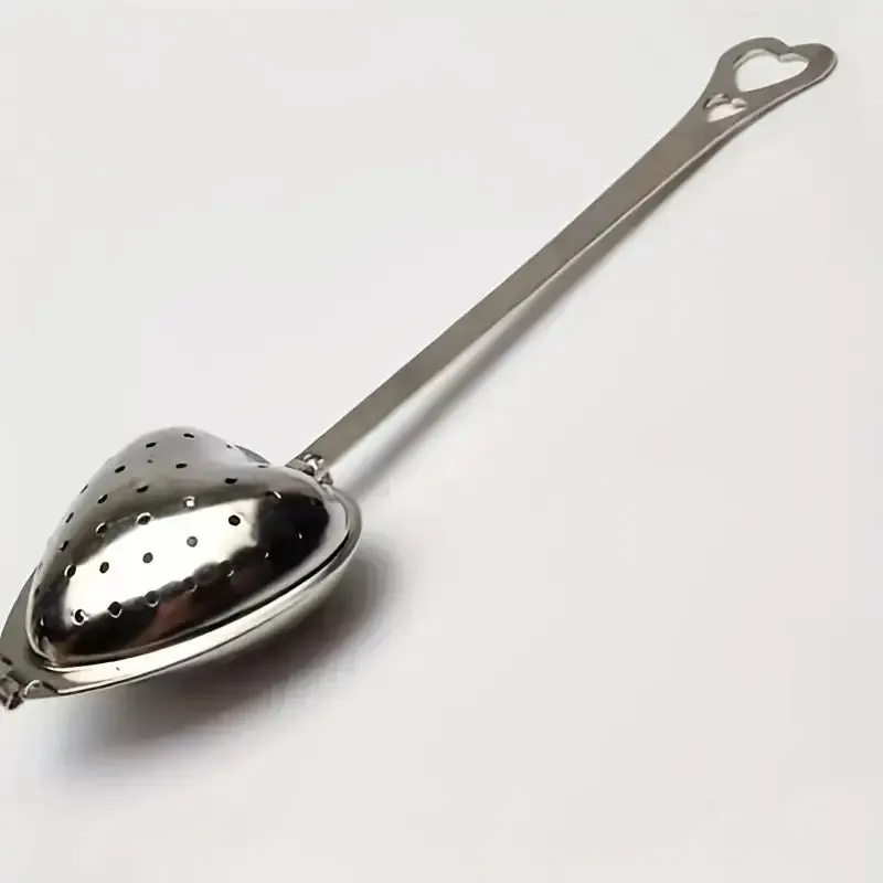 Heart-Shaped Stainless Steel Tea Strainer, chai strainer