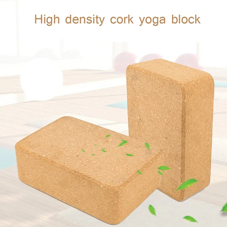 High-density Environmental Protection Fitness-assisted Yoga Cork Bricks