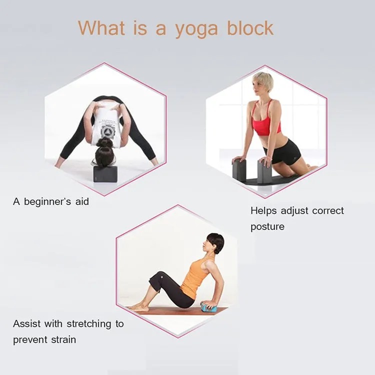 High-density Environmental Protection Fitness-assisted Yoga Cork Bricks