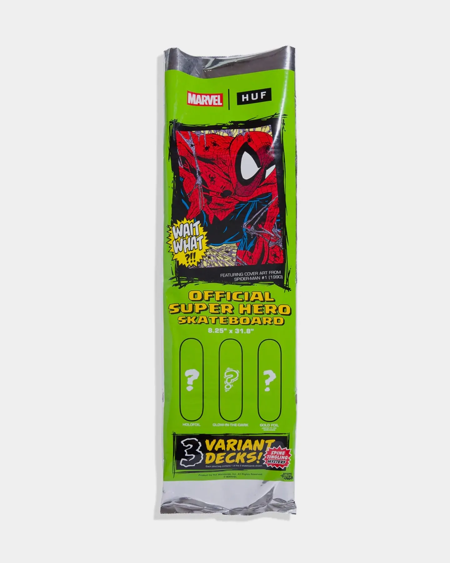 HUF HUF X Marvel Spiderman Skate Deck 3 Pack Multi-Coloured