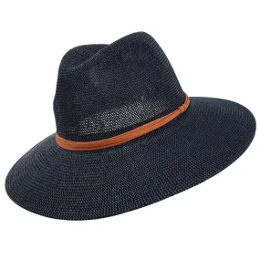 HW Collection Stevie Unisex Fedora - Navy