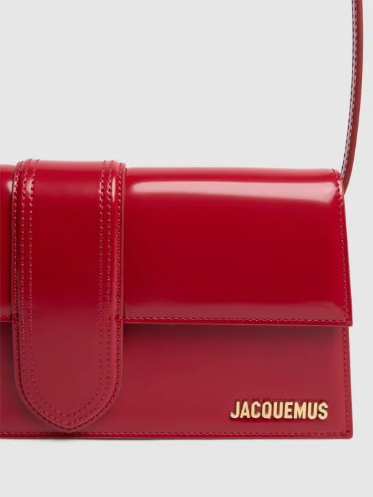 Jacquemus   Le Bambino Long patent shoulder bag 