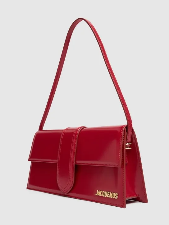 Jacquemus   Le Bambino Long patent shoulder bag 