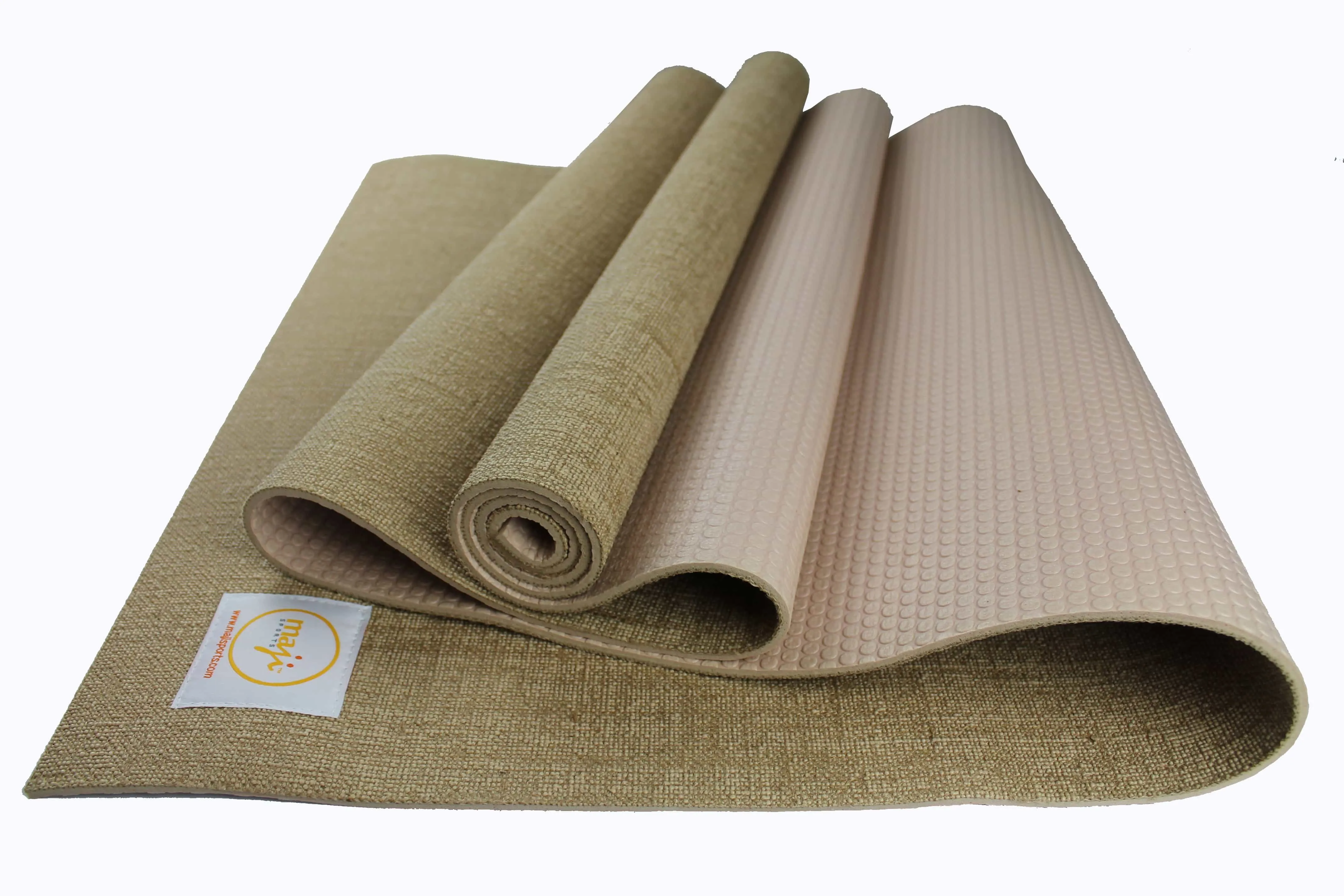 Jute Premium ECO Fitness, pilates, Yoga Mat   Muscle recovery Bundle