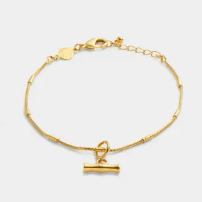 Katie Loxton Bamboo Waterproof Gold Bracelet