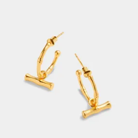 Katie Loxton Bamboo Waterproof Gold Earrings