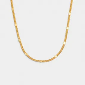 Katie Loxton Celeste Waterproof Gold Snake Chain Necklace