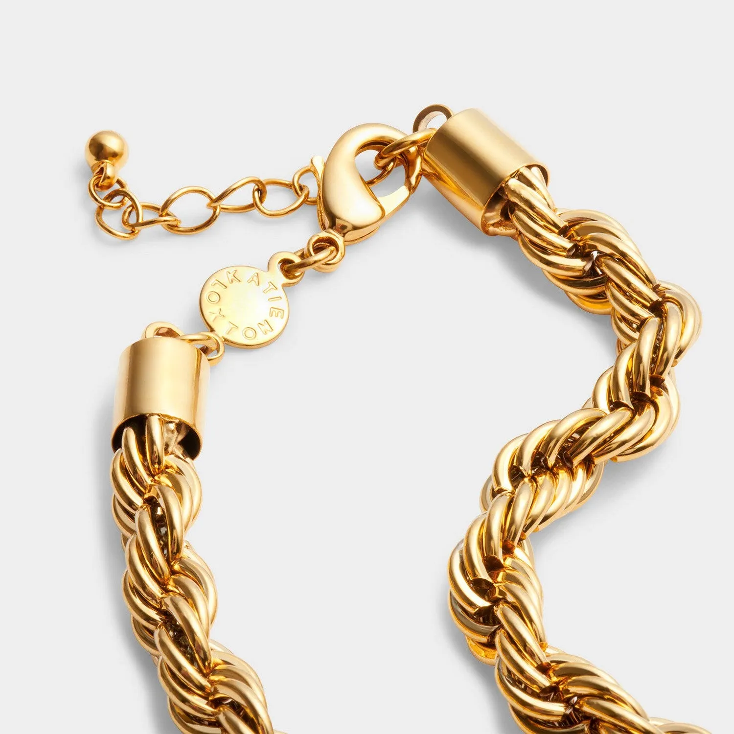 Katie Loxton Reine Waterproof Gold Rope Bracelet