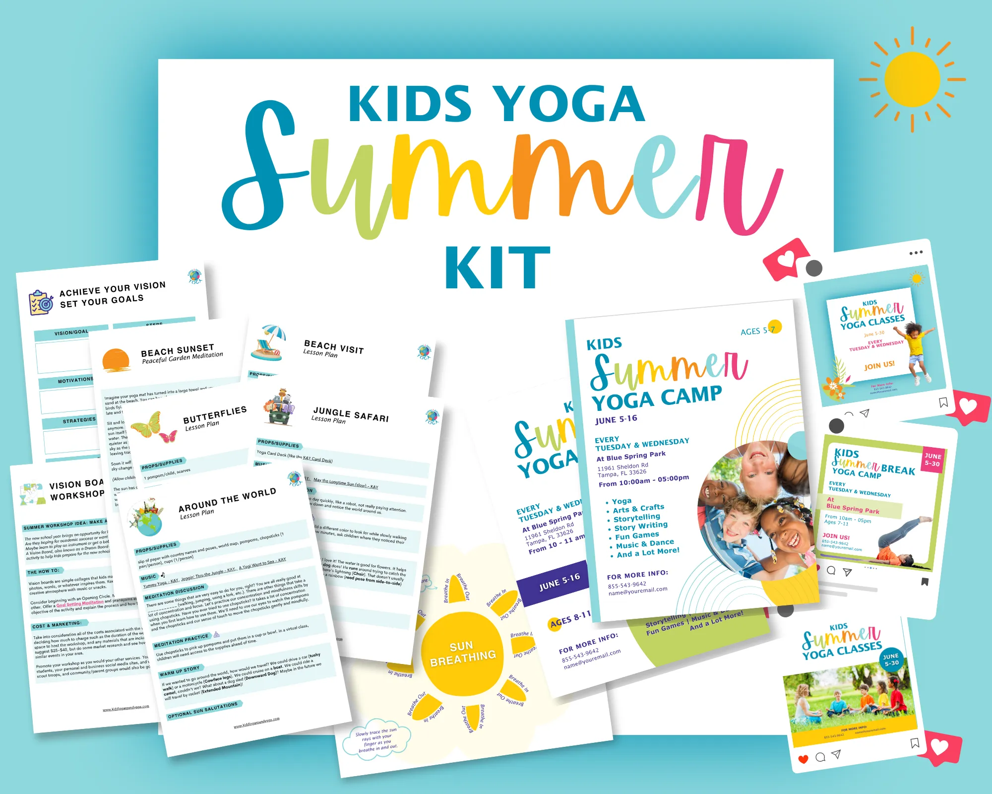 Kids Yoga Teacher Summer Kit