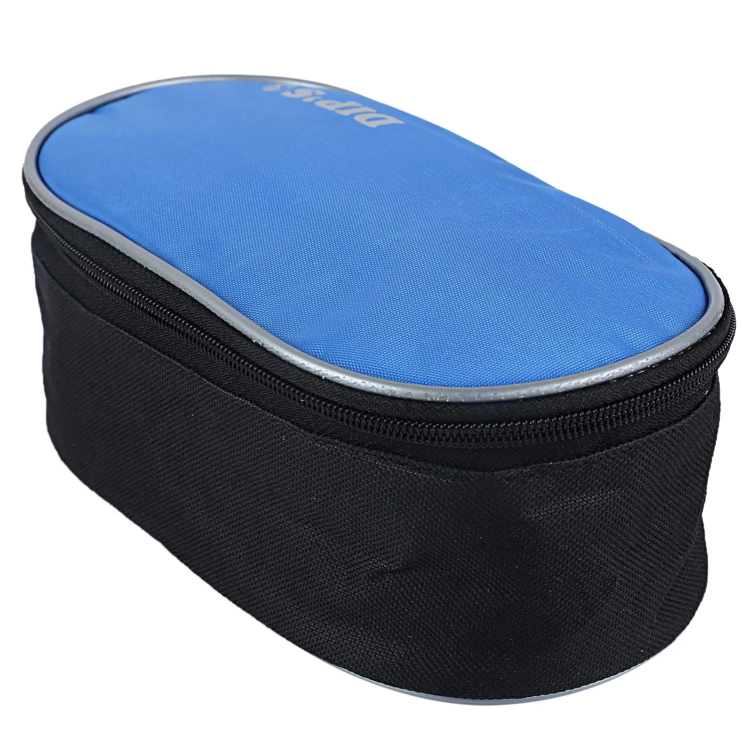 Kuber Industries Lunch Bag|Lunch Box Cover Bag Only|Lunch Tote Bag|Kids Lunch Bag|Lunch Box Cover (Blue & Black)