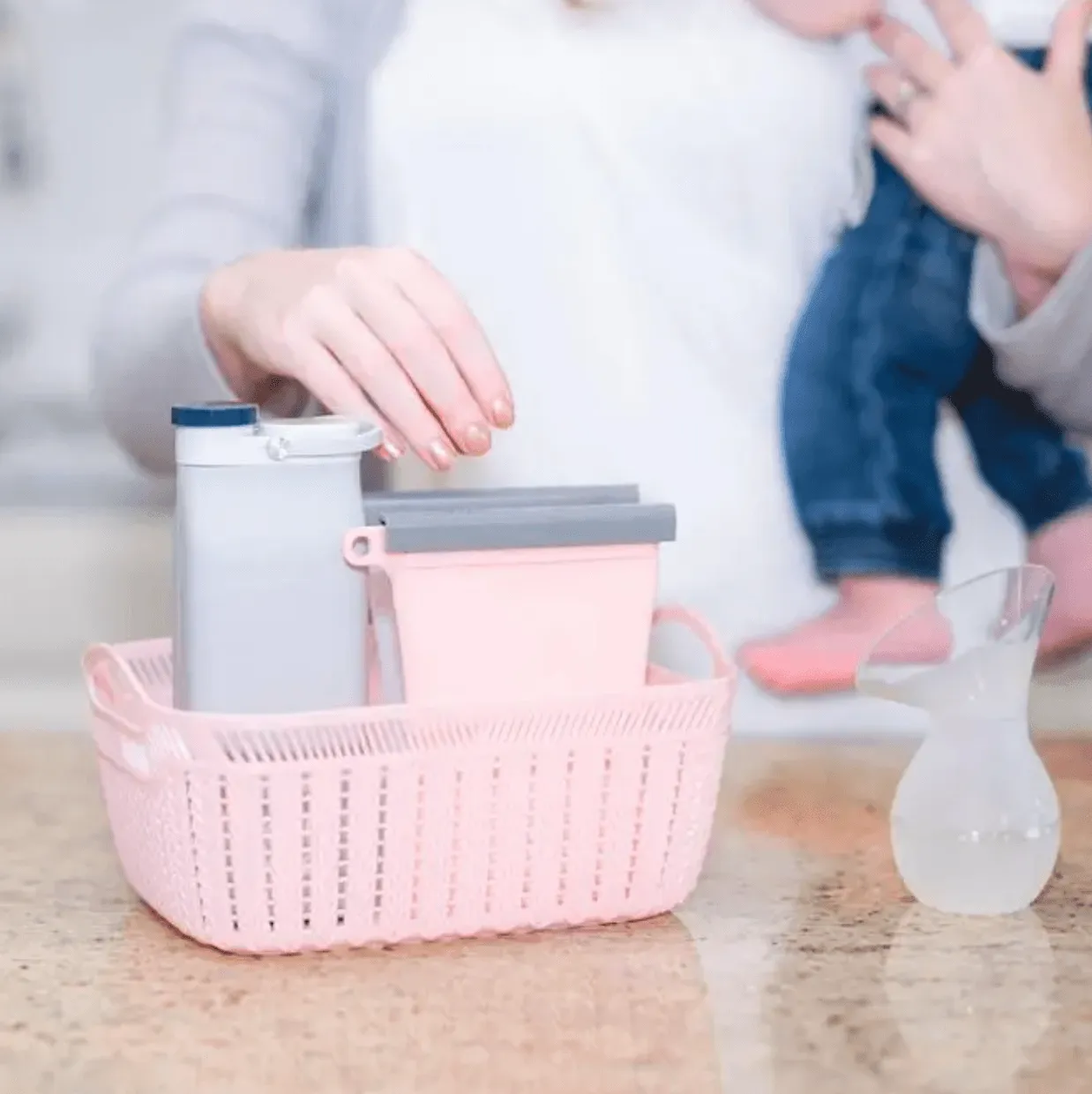 Liquid Gold breastmilk storage box set