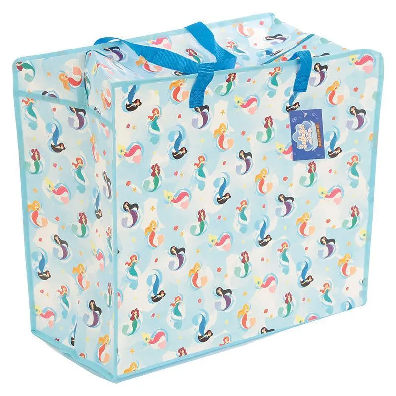 Mermaid Design Laundry Storage Bag