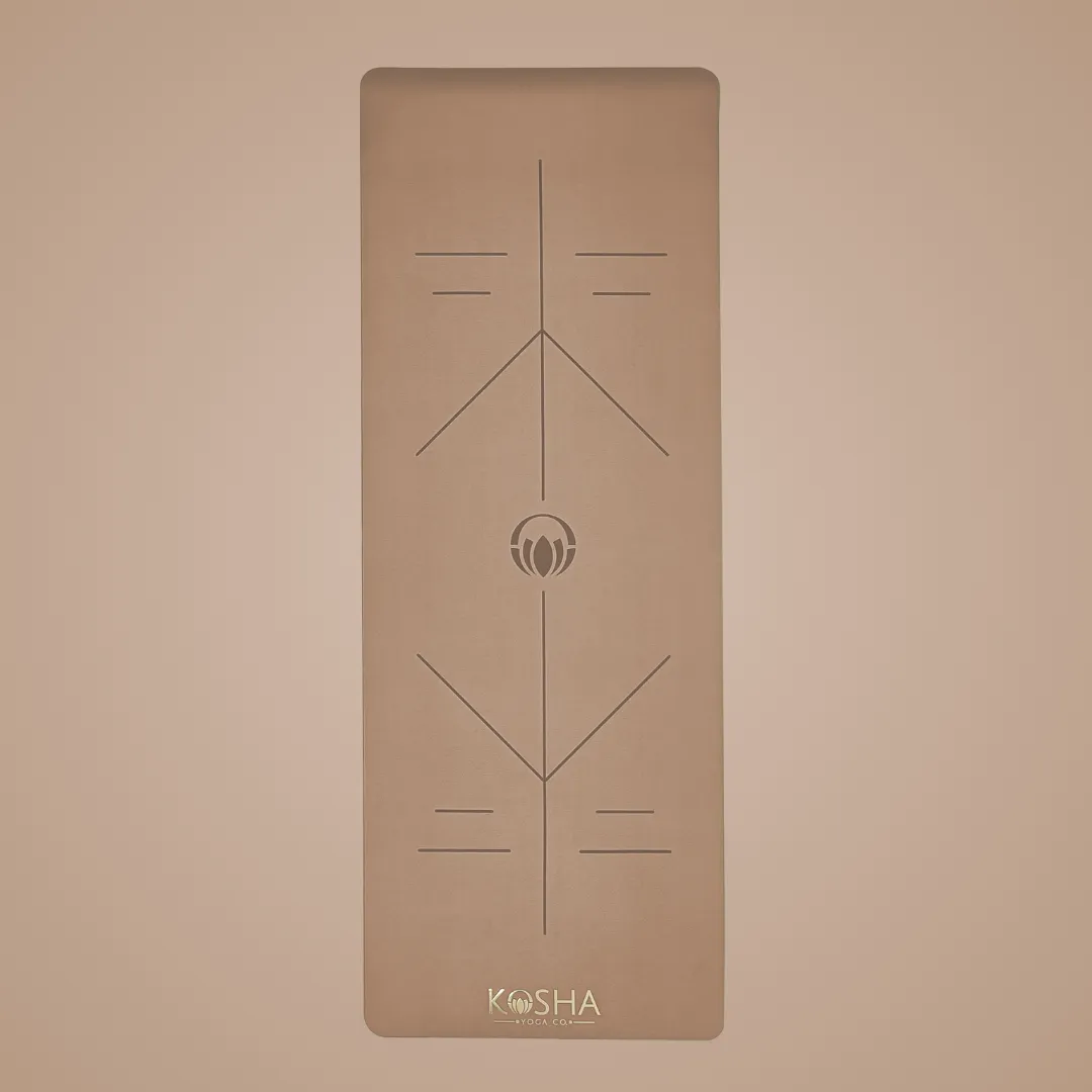 Mocha PUre Align Yoga Mat