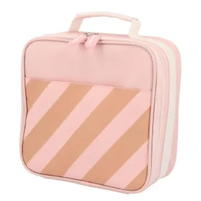 Monnëka Thermal Lunch Bag | Stripes Pink