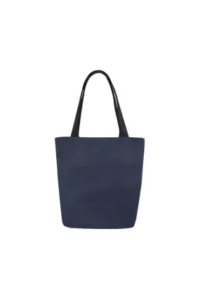 Navy Blue Canvas Tote Bag