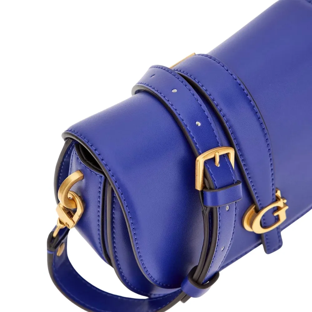 Navy Kuba Mini Crossbody Flap