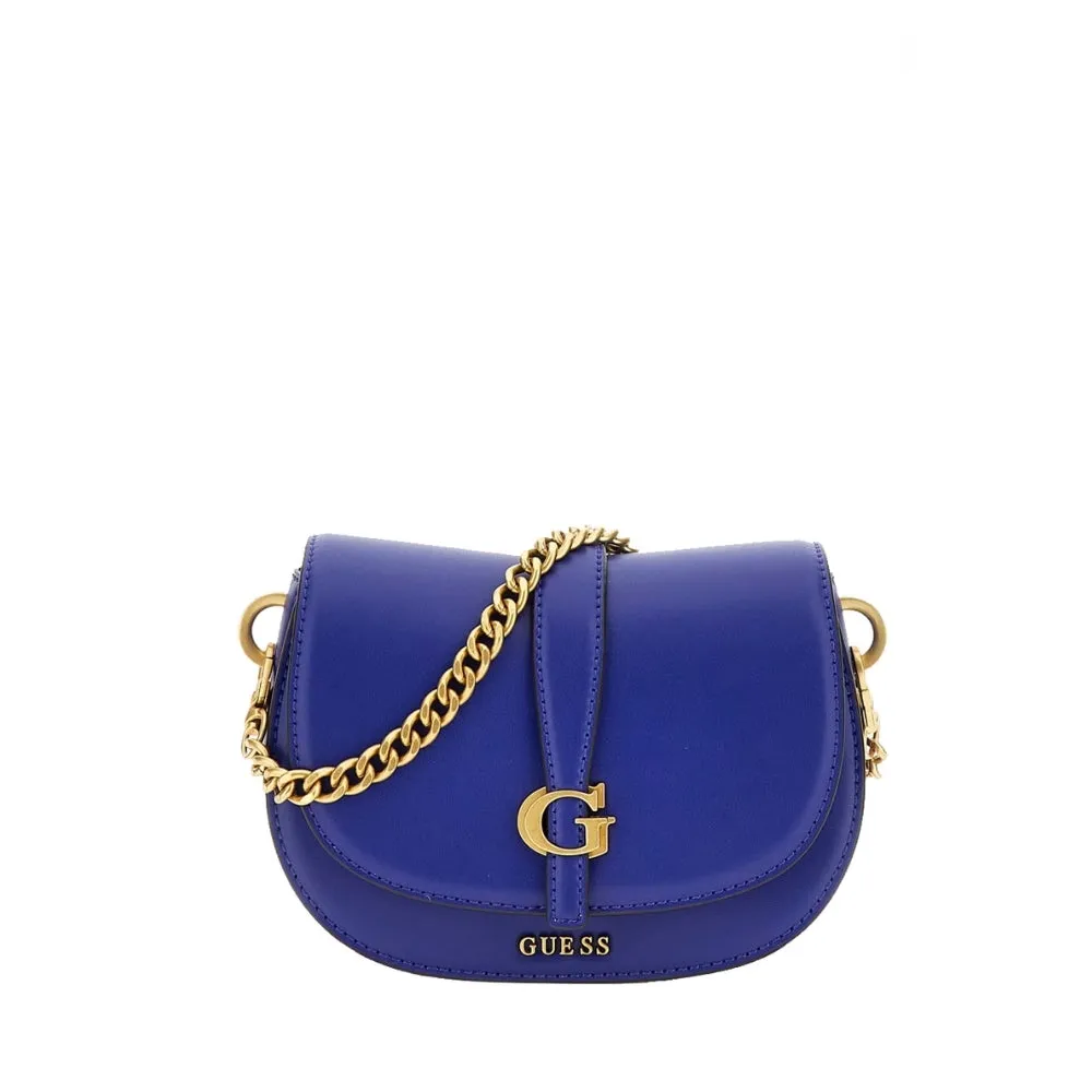 Navy Kuba Mini Crossbody Flap