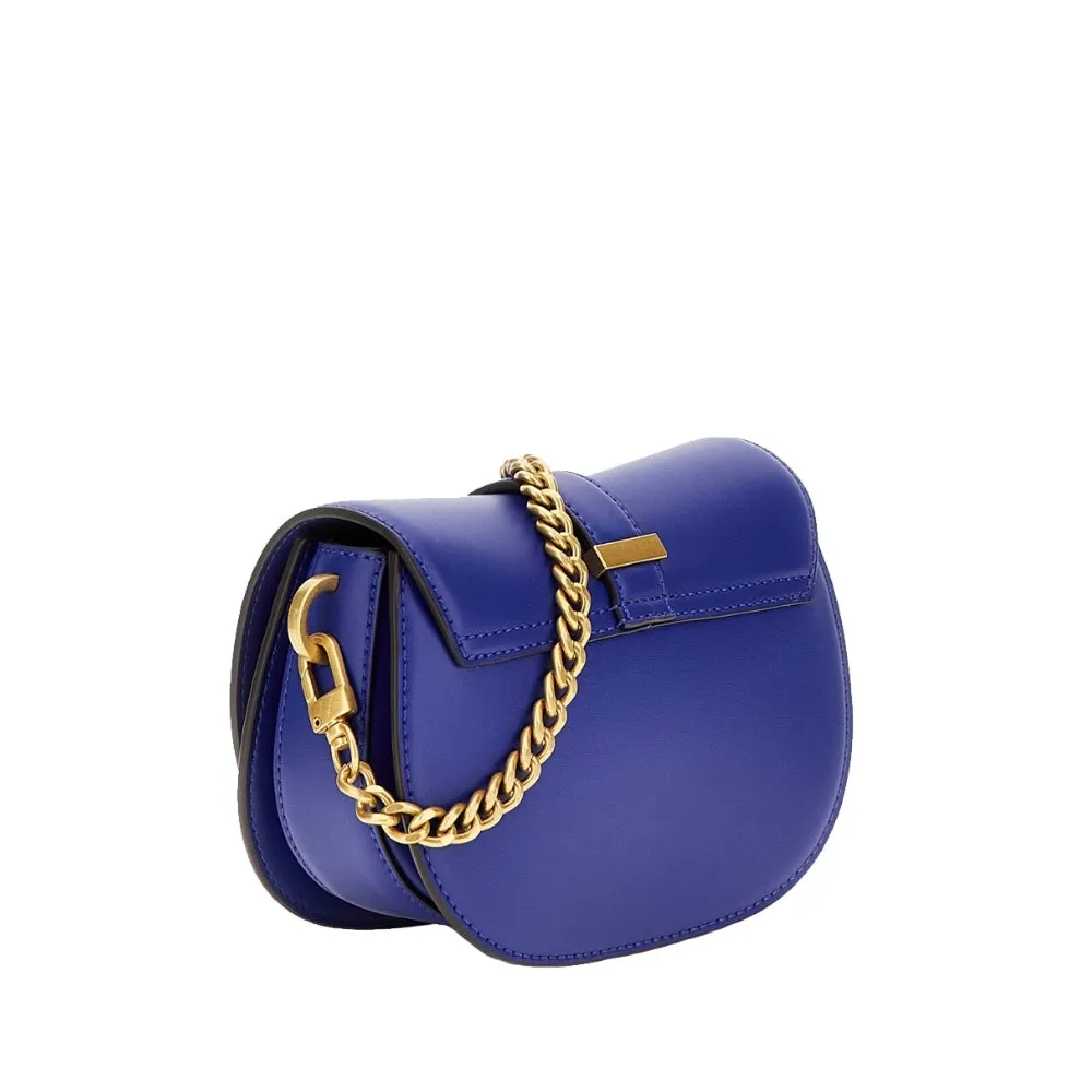 Navy Kuba Mini Crossbody Flap