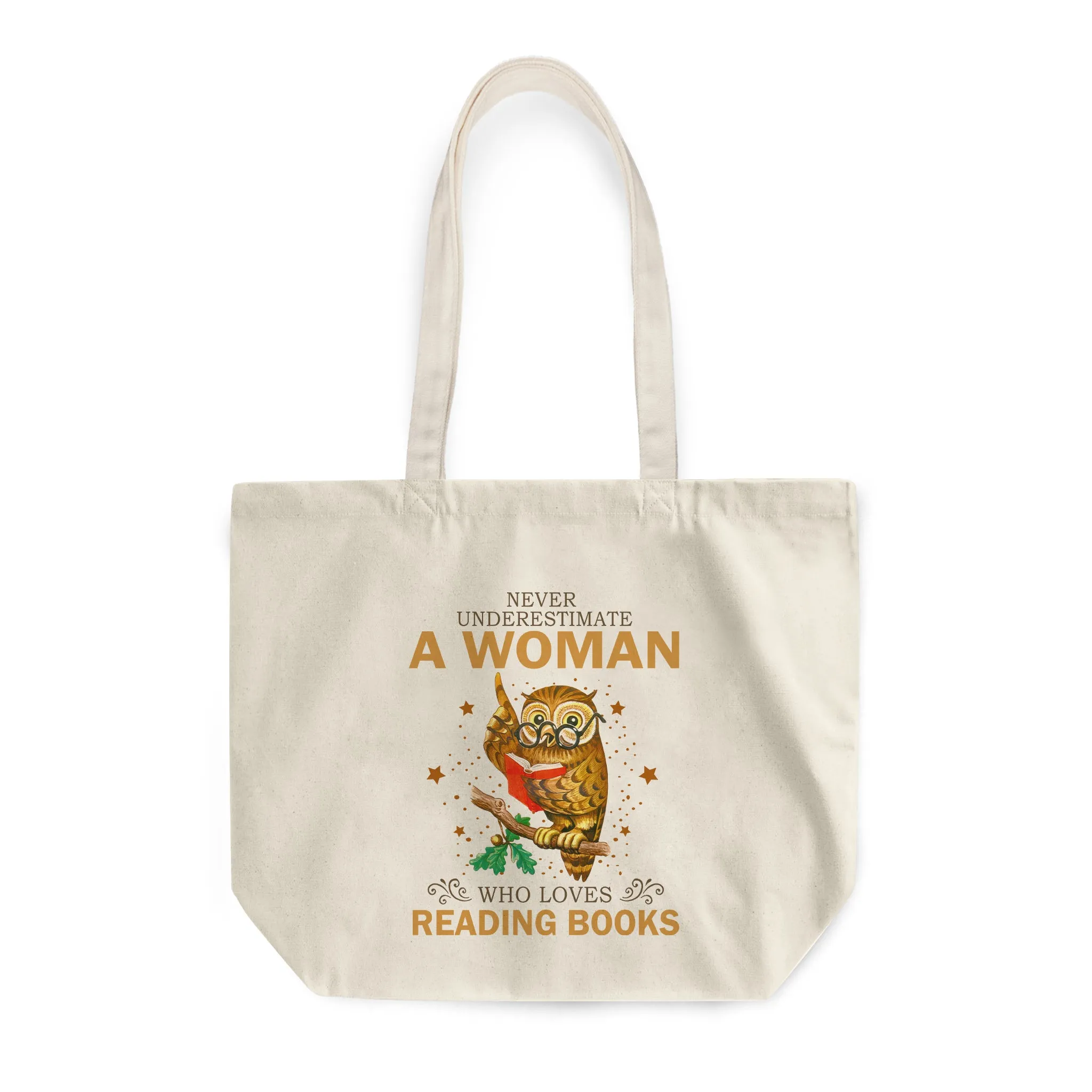 Never Underestimate A Woman Who Loves Reading Books Book Lovers Gift TBW89