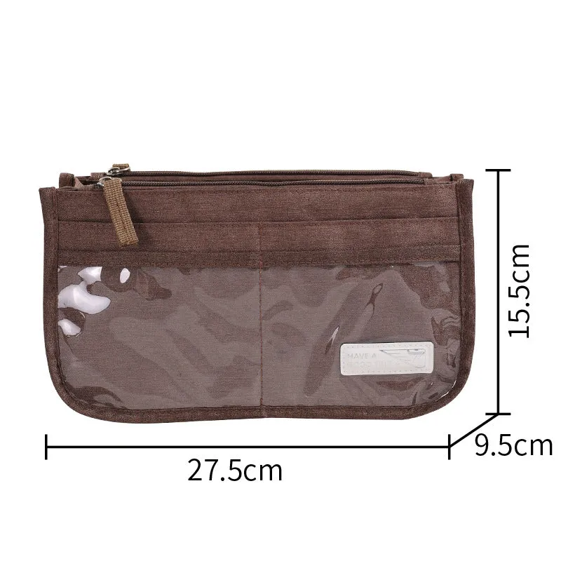 New hand-held cosmetic bag small multi-functional handbag medium bag travel makeup and toiletries storage bag