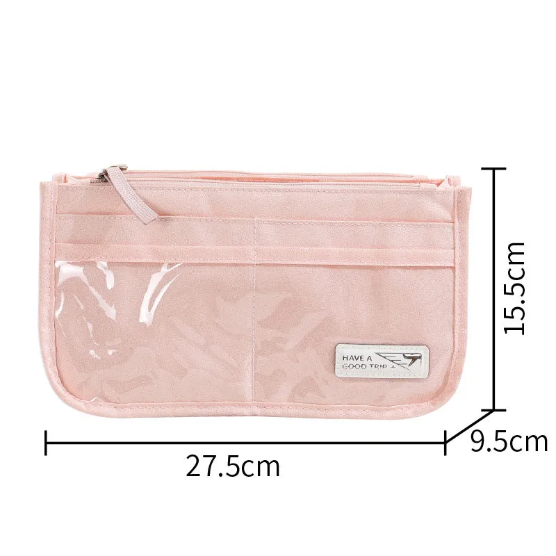 New hand-held cosmetic bag small multi-functional handbag medium bag travel makeup and toiletries storage bag