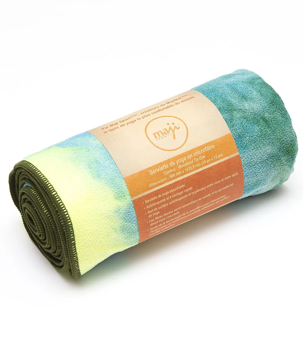 Noskid Sandwash Tie Dye Yoga Towel