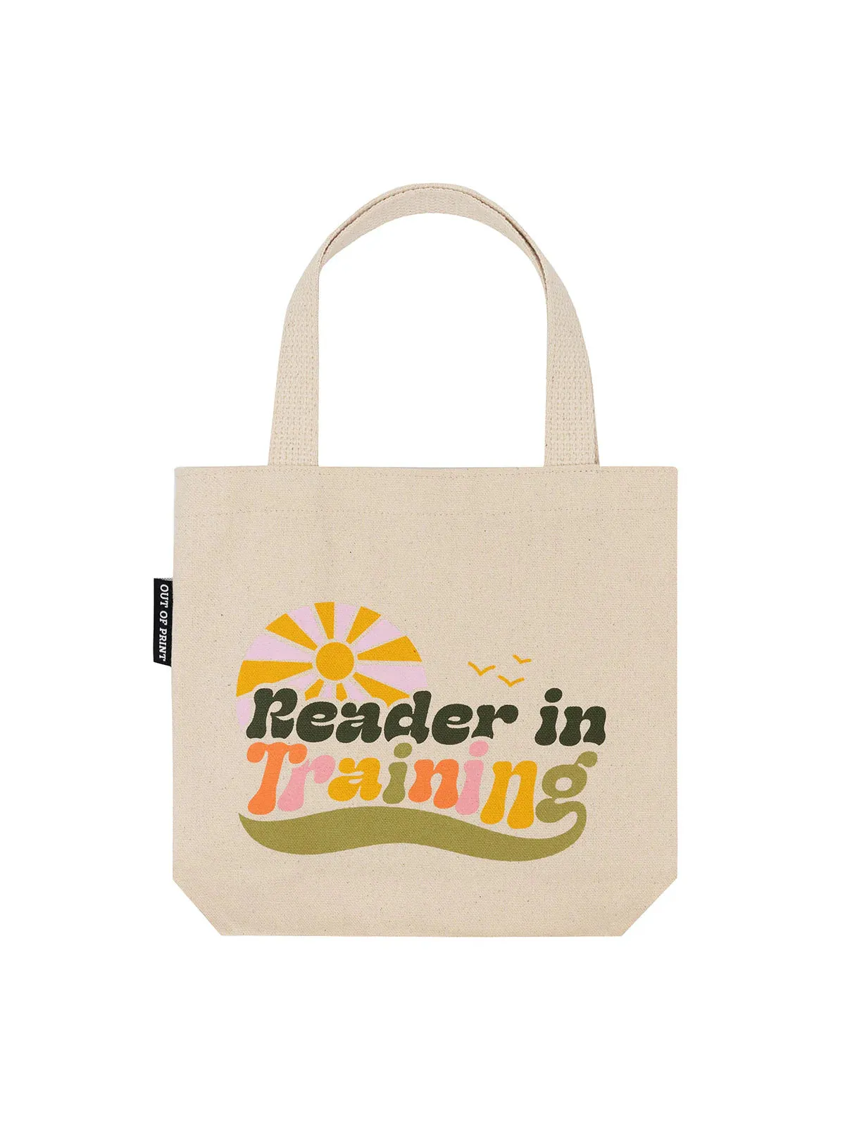 Out of Print Readers Mini Tote Bag: Reader in Training