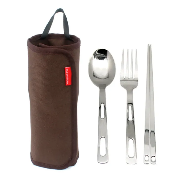 Outdoor Tableware Set Camping Barbecue 4 People Tableware Picnic Bag