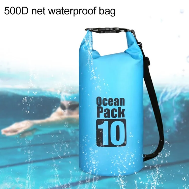 Outdoor Waterproof Bag Dry Sack PVC Barrel Bag, Capacity: 2L (Black)