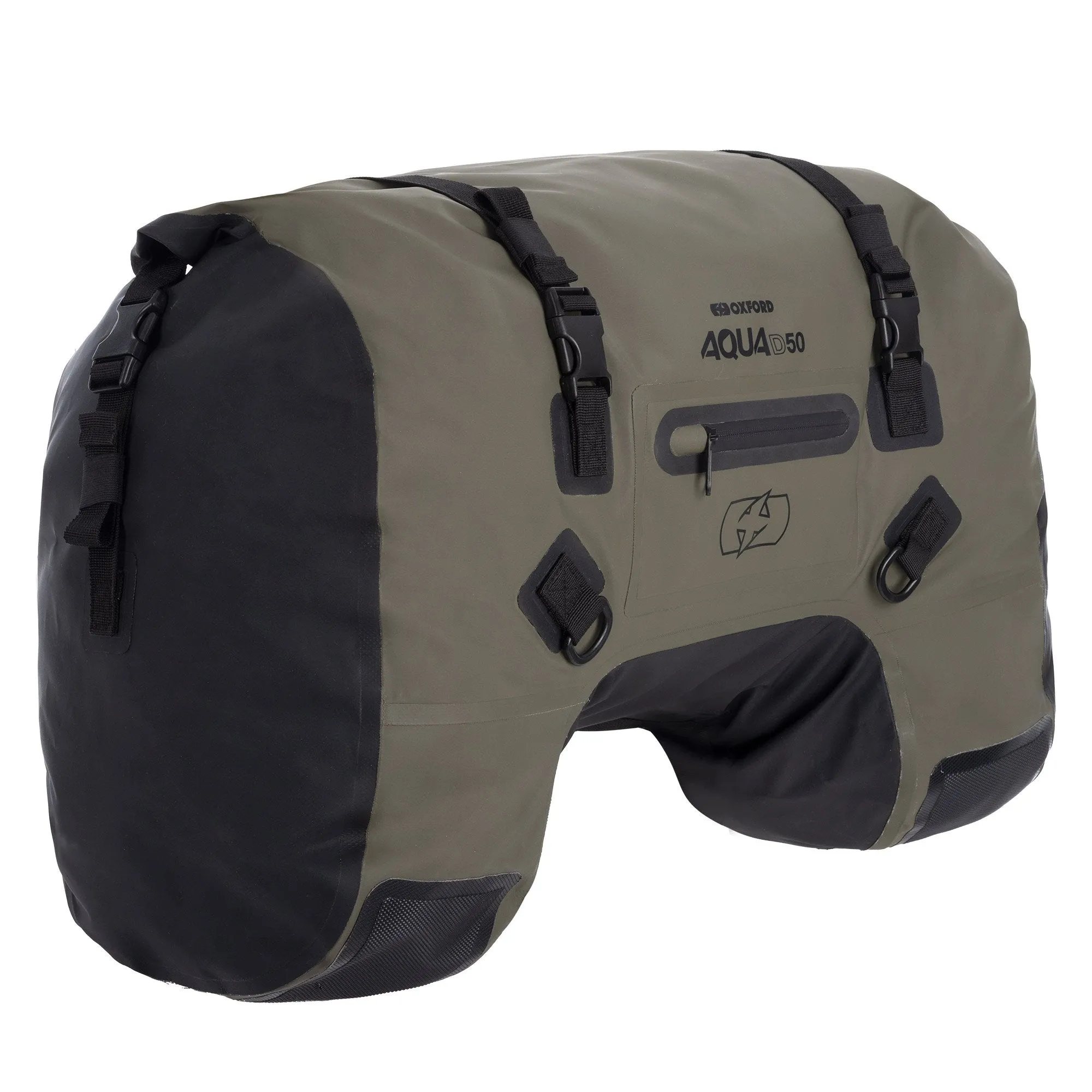 Oxford Aqua D-50 Waterproof 50 Litre Motorcycle Duffle Roll Bag Panniers