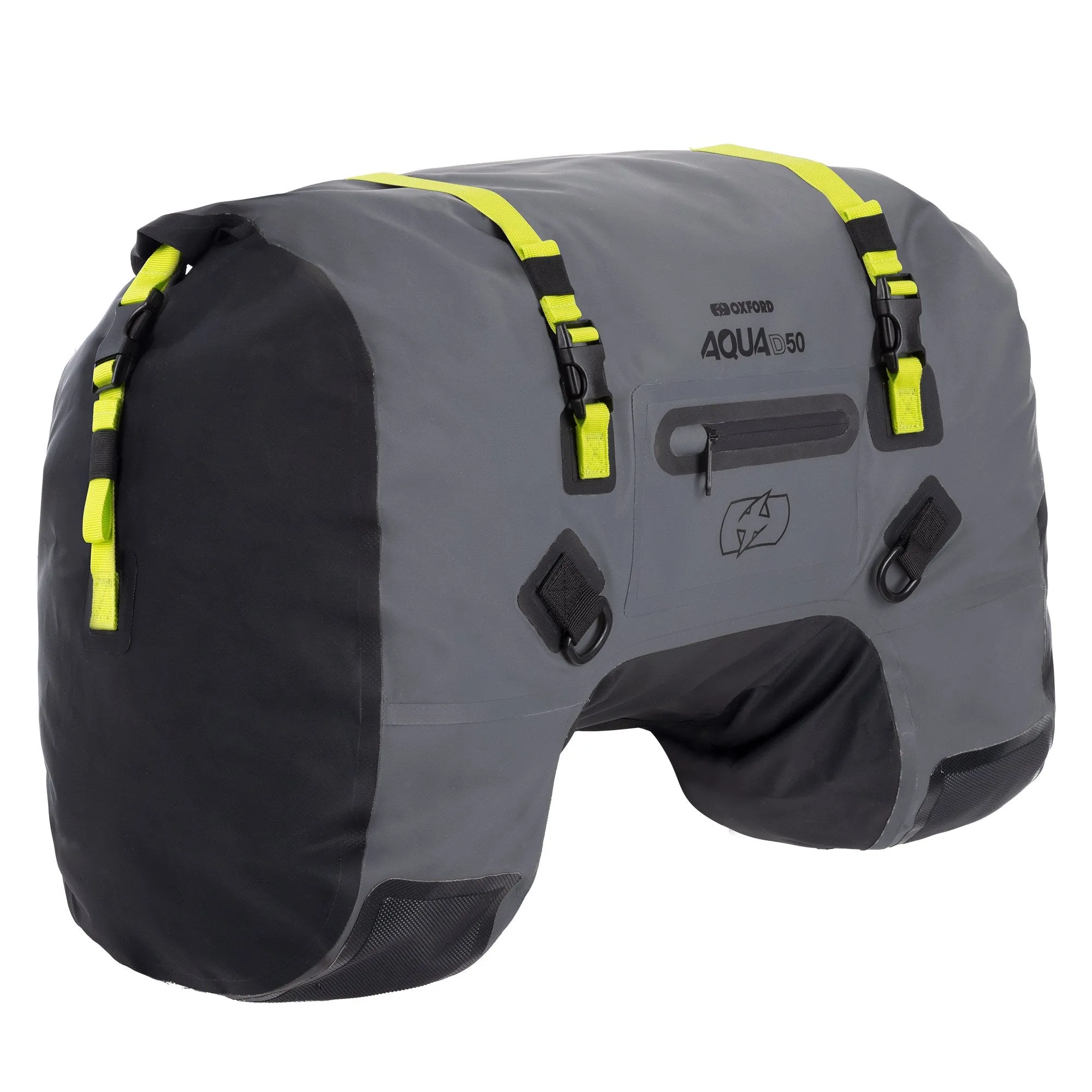 Oxford Aqua D-50 Waterproof 50 Litre Motorcycle Duffle Roll Bag Panniers