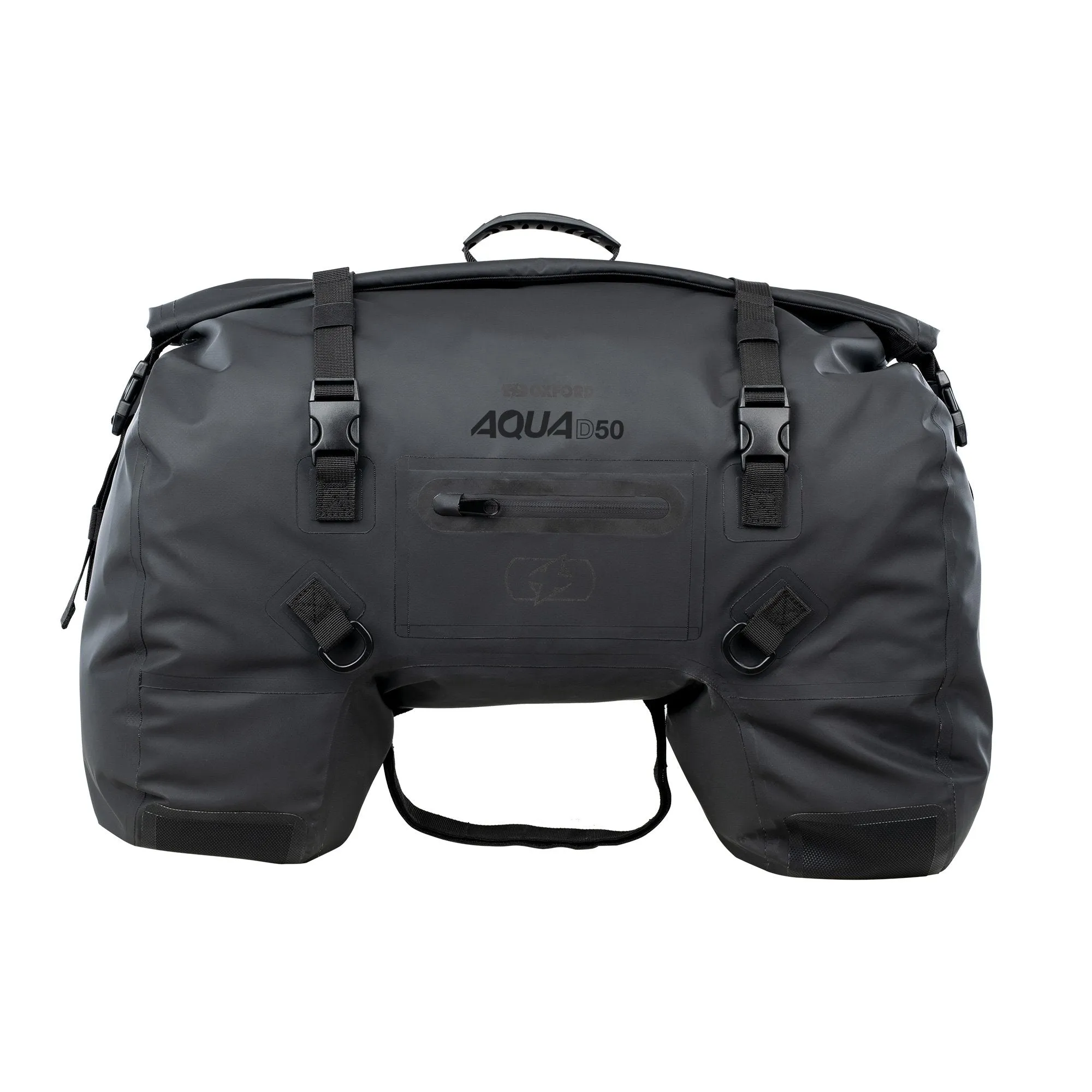 Oxford Aqua D-50 Waterproof 50 Litre Motorcycle Duffle Roll Bag Panniers