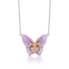 Papillonière Butterfly Silver Limited Edition Necklace