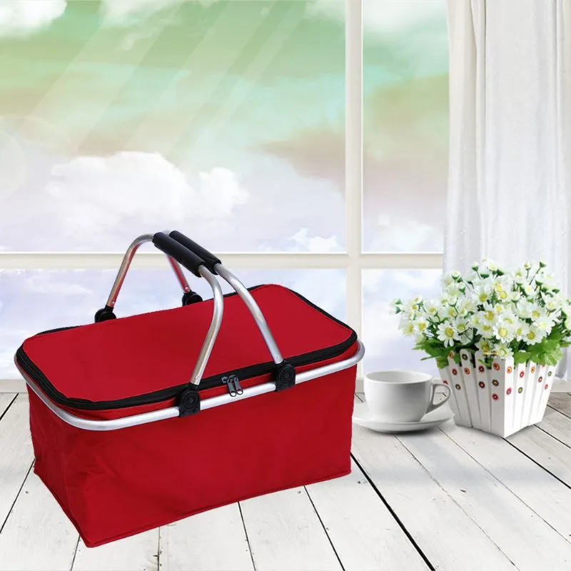 Picnic Basket Thermal Foldable Bag Basket