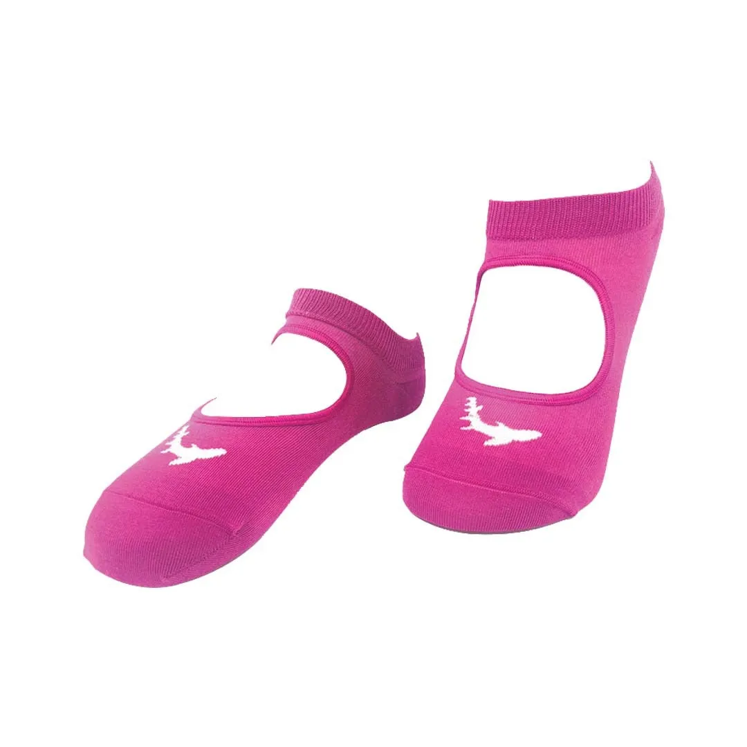 Pink Yoga Socks