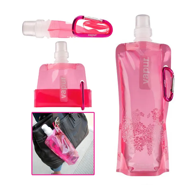 Portable collapsible water bag