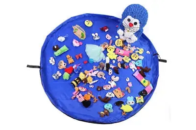 Portable Kids Toy Storage Bag And Play Mat