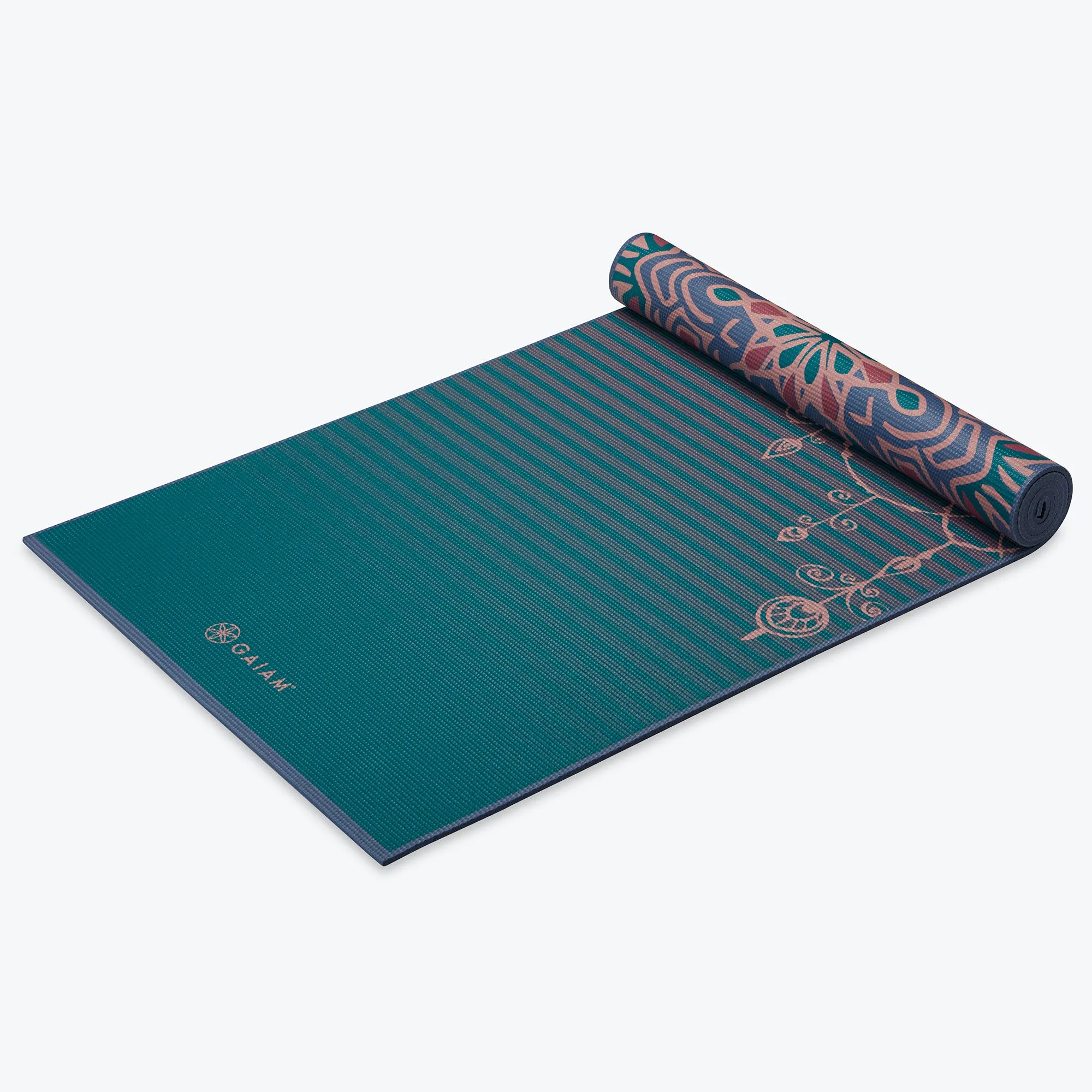 Premium Reversible Jade Salutation Yoga Mat (6mm)