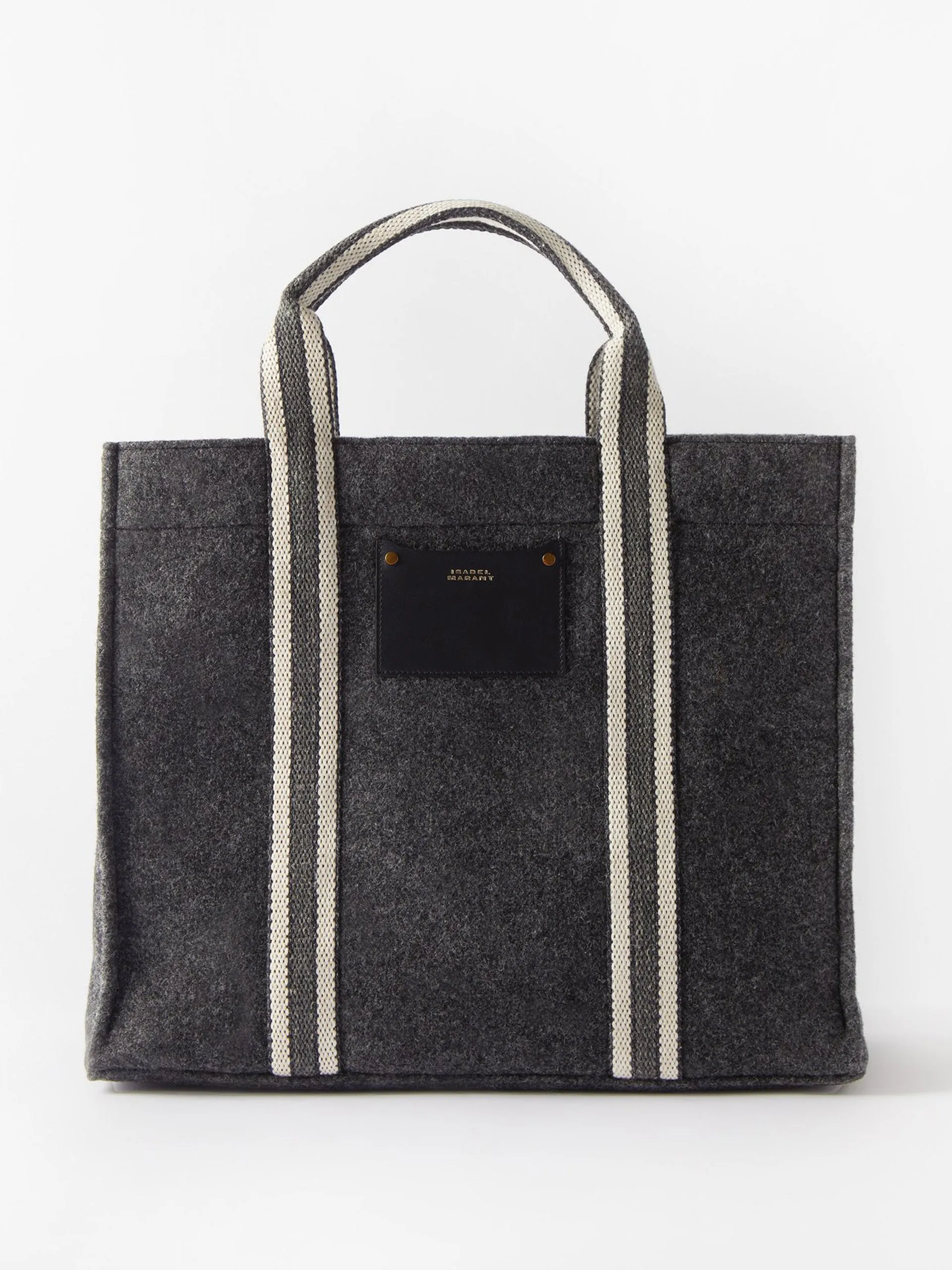 Puebla wool-blend felt tote bag