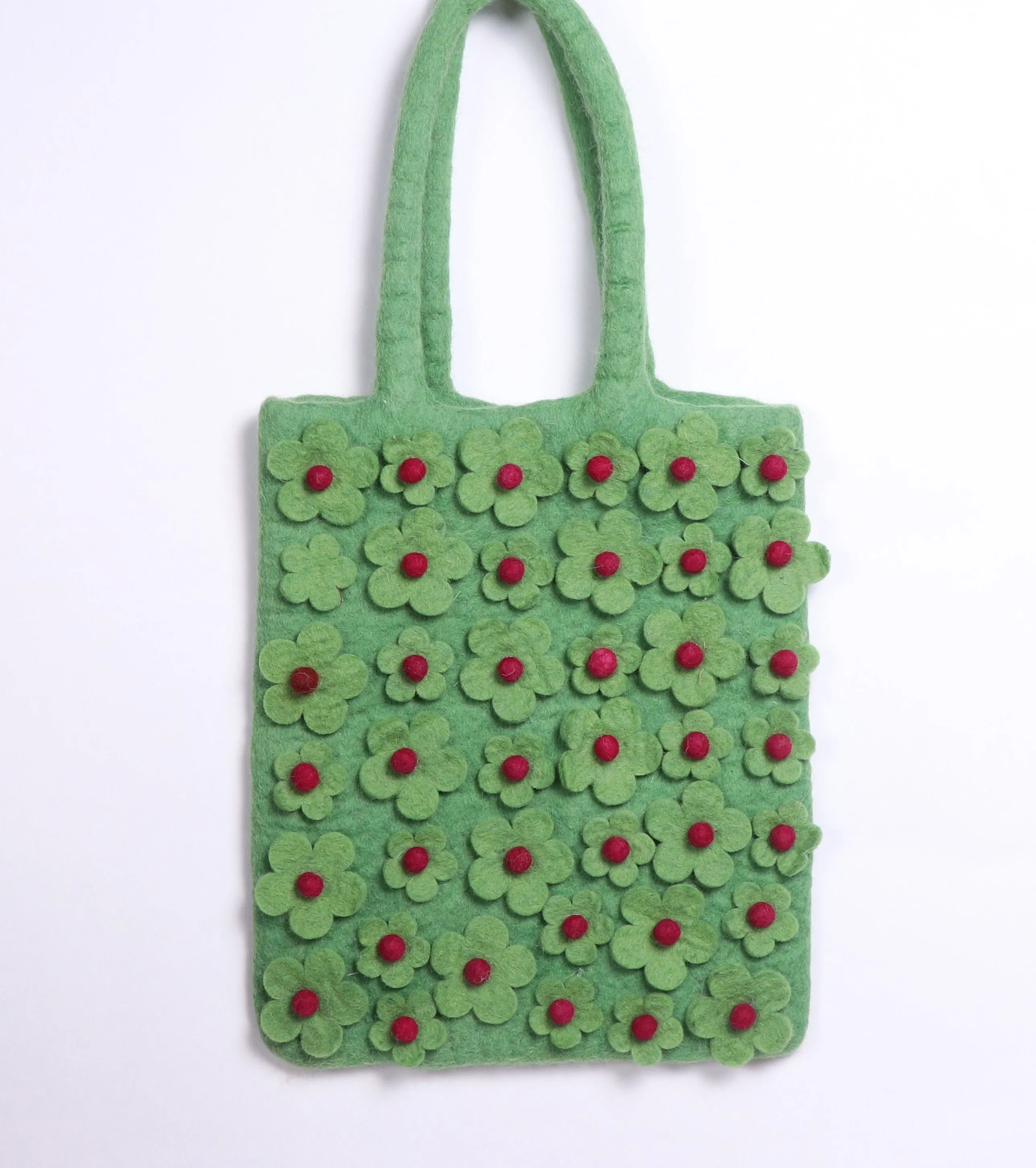 "Pure Comfort: 100% Natural Wool Felt Shoulder Bag for Everyday Elegance"