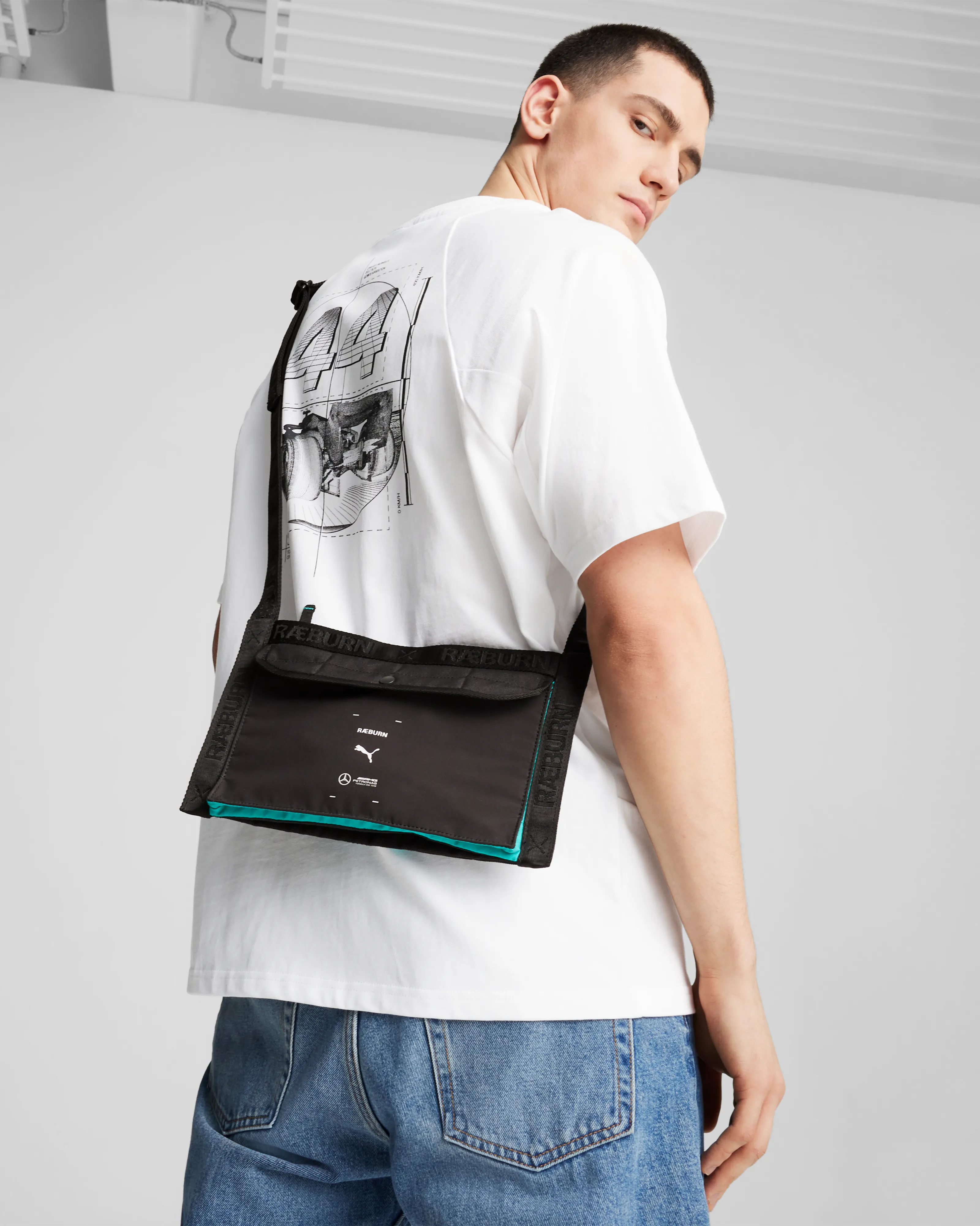 Raeburn x Mercedes-AMG F1 x Puma X-Body Bag Black