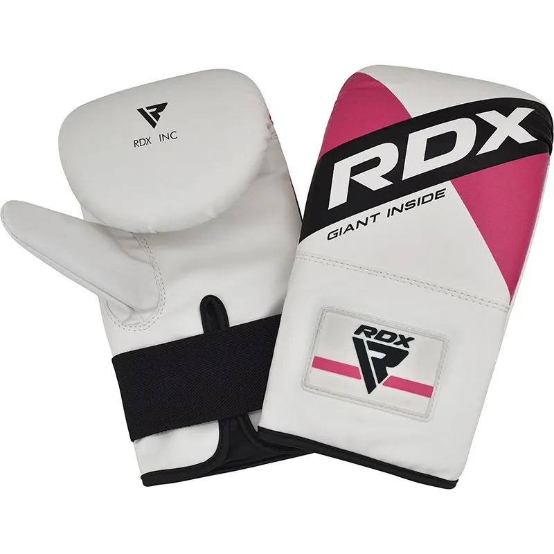 RDX F10 Boxing Bag Gloves White/Pink