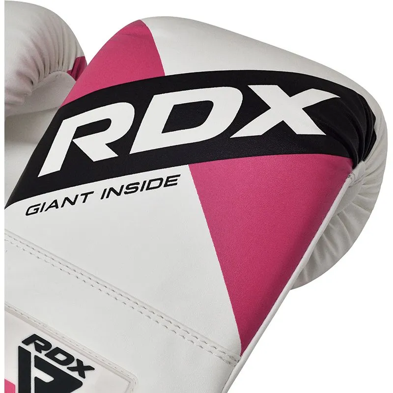 RDX F10 Boxing Bag Gloves White/Pink